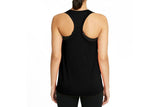 NNEKG Womens Dri FIT Leg Racerback Tank (Black White Size L)