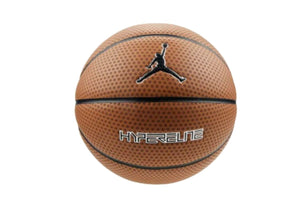 NNEKG Jordan Hyper Elite Basketball (Dark Amber Black Metallic Silver Black)
