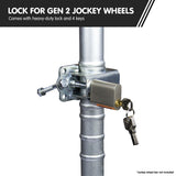 NNEDPE Mounting bracket and lock for Gen2 Jockey Wheel