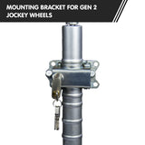 NNEDPE Mounting bracket and lock for Gen2 Jockey Wheel