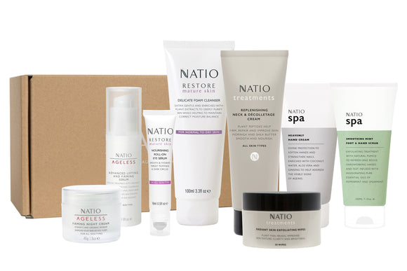 NNEKG Natio 8 Piece Skin and Body Set (Valued at $147)