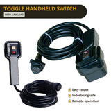 NNEDPE 12000LBS 12V Electric Winch Synthetic Rope Off Road 4x4 Truck