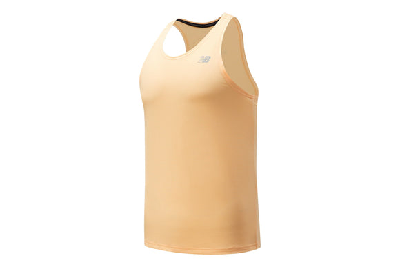 NNEKG Balance Mens Accelerate Singlet (Light Mango Size 2XL)