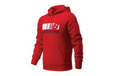 NNEKG Balance Mens Bold Graphic French Terry Hoodie (Team Red Size XL)