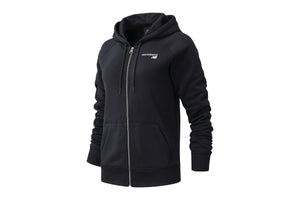 NNEKG Balance Womens Sport Core Fleece Fashion Full Zip Hoodie (Black Size S)