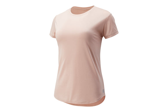 NNEKG Balance Womens Sport Core Heather Tee (Oyster Pink Heather Size L)