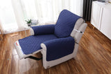 NNEKG Waterproof Sofa Cover Recliner (Navy)