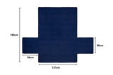 NNEKG Waterproof Sofa Cover 2.5 Seater (Navy)