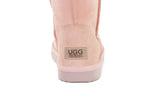 NNEKGE Boots Short Classic Premium Double Face Sheepskin (Pink Size 9M 10W US)