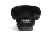 NNEKGE Moccasins Premium Sheepskin (Black Size 8M 9W US)