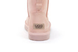 NNEKGE Boots Mini Classic Premium Double Face Sheepskin (Pink Size 8M 9W US)