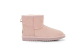 NNEKGE Boots Mini Classic Premium Double Face Sheepskin (Pink Size 9M 10W US)