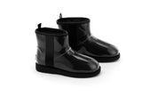 NNEKGE Boots Mini Classic Premium Sheepskin (Clear Black Size 9M 10W)