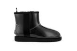 NNEKGE Boots Mini Classic Premium Sheepskin (Clear Black Size 6M 7W)