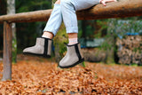 NNEKGE Boots Mini Classic Premium Sheepskin (Clear Natural Size 10M 11W)