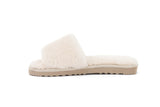 NNEKGE Shearling Slides (Cream Size 10M 11W US)