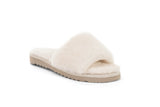 NNEKGE Shearling Slides (Cream Size 10M 11W US)