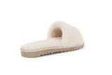 NNEKGE Shearling Slides (Cream Size 9M 10W US)