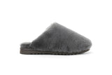 NNEKGE Shearling Slip On Slippers (Grey Size 8M 9W US)