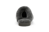 NNEKGE Shearling Slip On Slippers(Grey Size 7M 8W US)