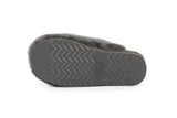 NNEKGE Shearling Slip On Slippers (Grey Size 8M 9W US)