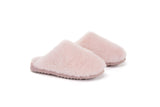 NNEKG Shearling Slip On Slippers (Pink Size 6M 7W US)