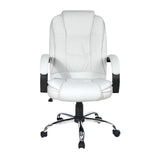 NNEDSZ Office Chair Gaming Computer Chairs Executive PU Leather Seating White