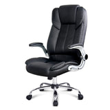 NNEDSZ PU Leather Executive Office Desk Chair - Black