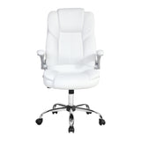 NNEDSZ Leather Executive Office Desk Chair - White
