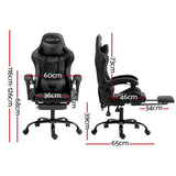 NNEDSZ Gaming Office Chair Executive Computer Leather Chairs Footrest Grey