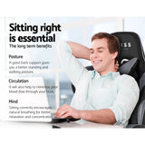 NNEDSZ Office Chair Gaming Chair Computer Chairs Recliner PU Leather Seat Armrest Footrest Black Grey
