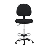 NNEDSZ Office Chair Veer Drafting Stool Fabric Chairs Black