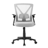 NNEDSZ Office Chair Gaming Executive Computer Chairs Study Mesh Seat Tilt Grey