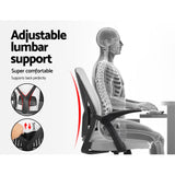 NNEDSZ Office Chair Gaming Executive Computer Chairs Study Mesh Seat Tilt Grey