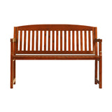 NNEDSZ Outdoor Garden Bench Seat Wooden Chair Patio Furniture Timber Lounge