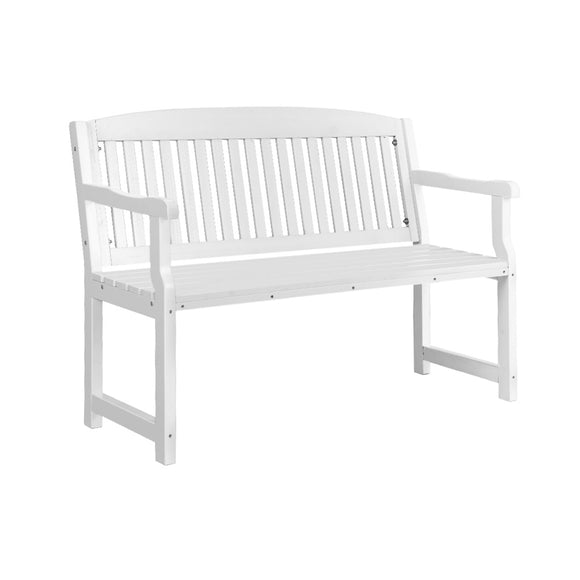 NNEDSZ Outdoor Garden Bench Seat Wooden Chair Patio Furniture Timber Lounge