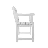 NNEDSZ Outdoor Garden Bench Seat Wooden Chair Patio Furniture Timber Lounge