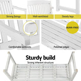 NNEDSZ Outdoor Garden Bench Seat Wooden Chair Patio Furniture Timber Lounge
