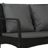NNEDSZ Furniture Lounge Table Chairs Garden Patio Wicker Sofa Set
