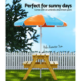NNEDSZ Kids Outdoor Table and Chairs Picnic Bench Seat Children Wooden Indoor