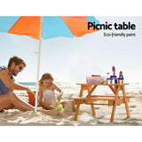 NNEDSZ Kids Outdoor Table and Chairs Picnic Bench Seat Children Wooden Indoor