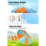 NNEDSZ Kids Outdoor Table and Chairs Picnic Bench Seat Umbrella Children Wooden