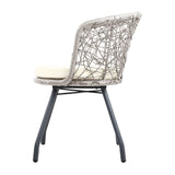 NNEDSZ Outdoor Patio Chair and Table - Grey