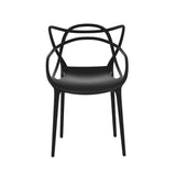 NNEDSZ PP Outdoor Dining Chairs X4 Portable Stackable Chair Patio Furniture