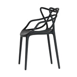 NNEDSZ PP Outdoor Dining Chairs X4 Portable Stackable Chair Patio Furniture