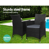 NNEDSZ Outdoor Furniture Dining Chair Table Bistro Set Wicker Patio Setting Tea Coffee Cafe Bar Set