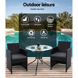 NNEDSZ Patio Furniture Dining Chairs Table Patio Setting Bistro Set Wicker Tea Coffee Cafe Bar Set