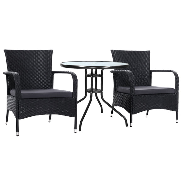 NNEDSZ Outdoor Dining Chairs Bistro Patio Furniture Chair Wicker Garden Extra Large Tea Coffee Cafe Bar Set