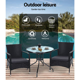 NNEDSZ Outdoor Dining Chairs Bistro Patio Furniture Chair Wicker Garden Extra Large Tea Coffee Cafe Bar Set