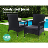 NNEDSZ Outdoor Dining Chairs Bistro Patio Furniture Chair Wicker Garden Extra Large Tea Coffee Cafe Bar Set